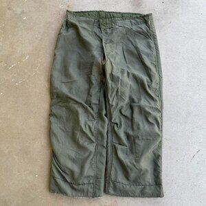 VINTAGE 1952 GREEN MILITARY US ARMY INSULATED LINER TROUSER PANTS